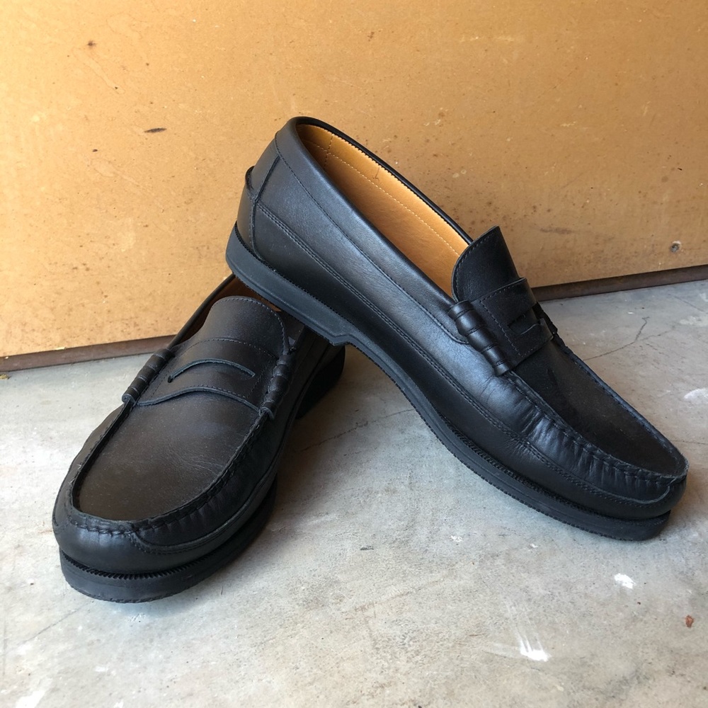 Never worn Mephisto leather loafers